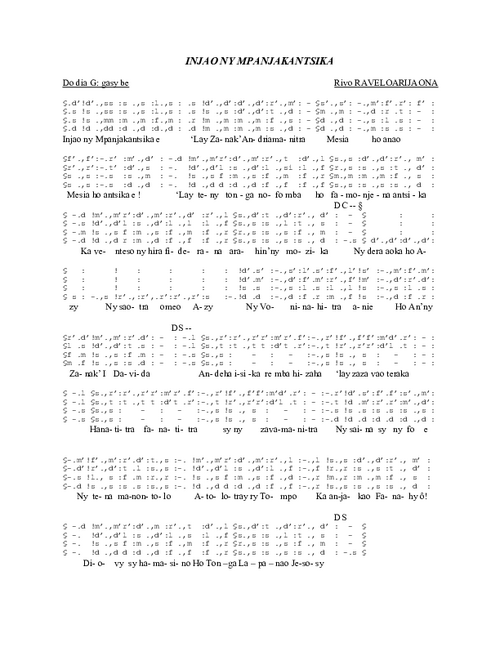 Injao ny Mpanjakatsika